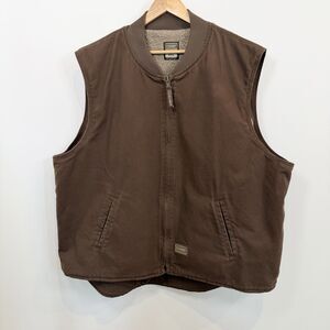 CE Schmidt Vest Mens 3XL Brown Sleeveless Sherpa Lined Full Zip Workwear Canvas